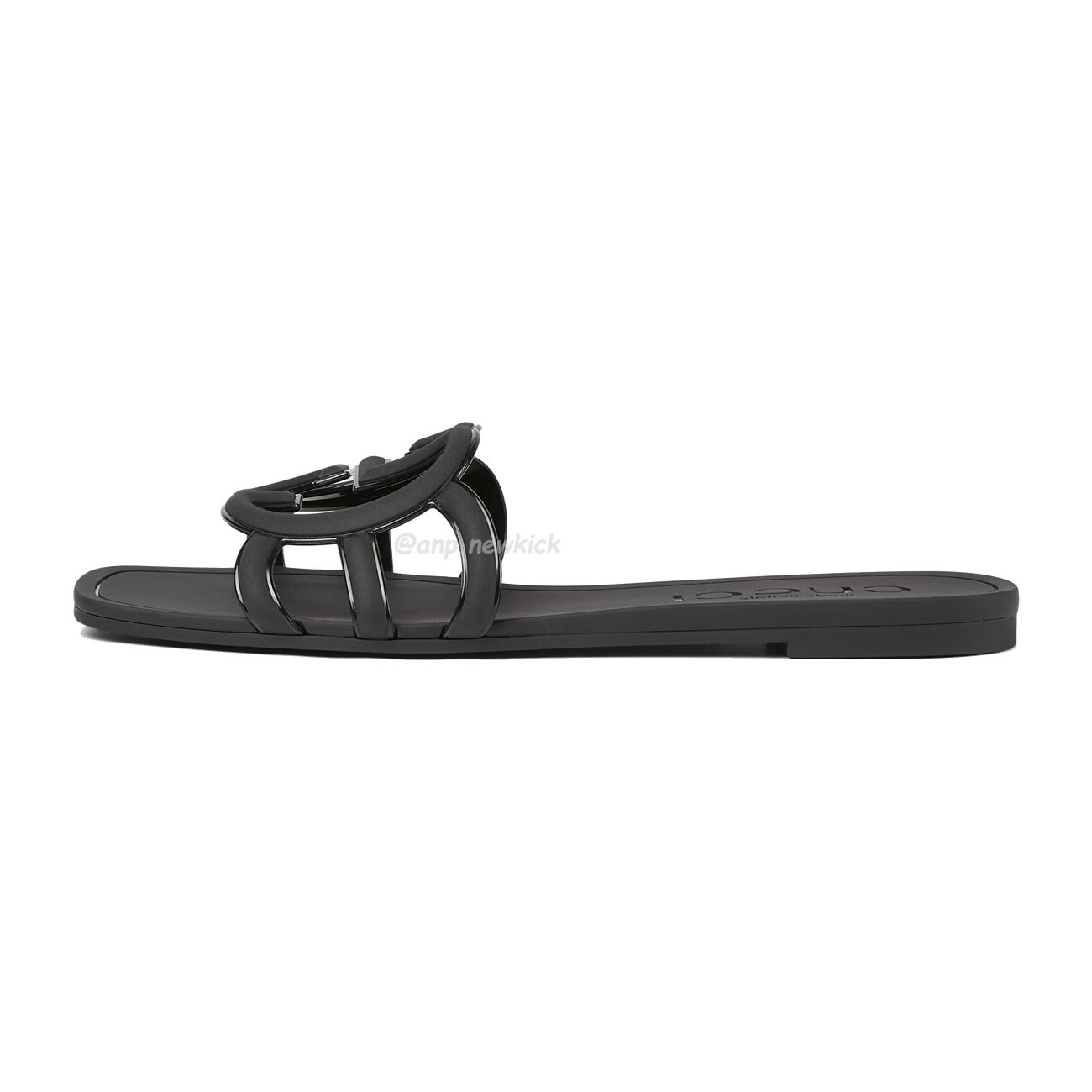 Gucci Interlocking G Flat Bottom Rubber Slipper (4) - www.newkick.vip